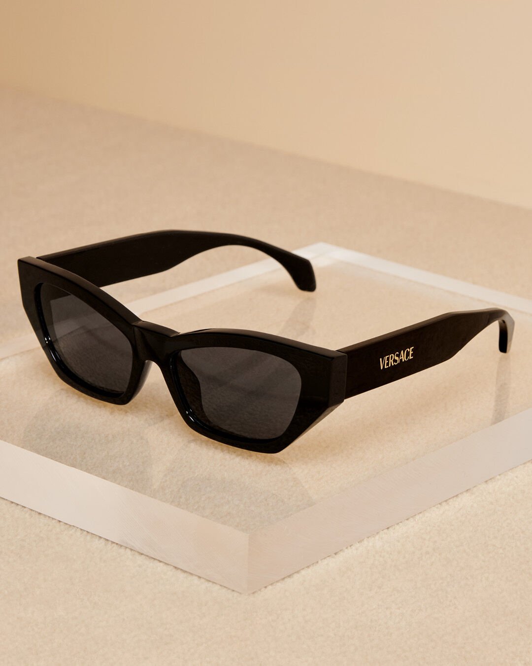Black Versace women's sunglasses