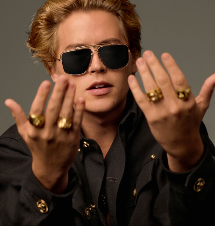 Cole Sprouse x Versace Eyewear Men Capsule