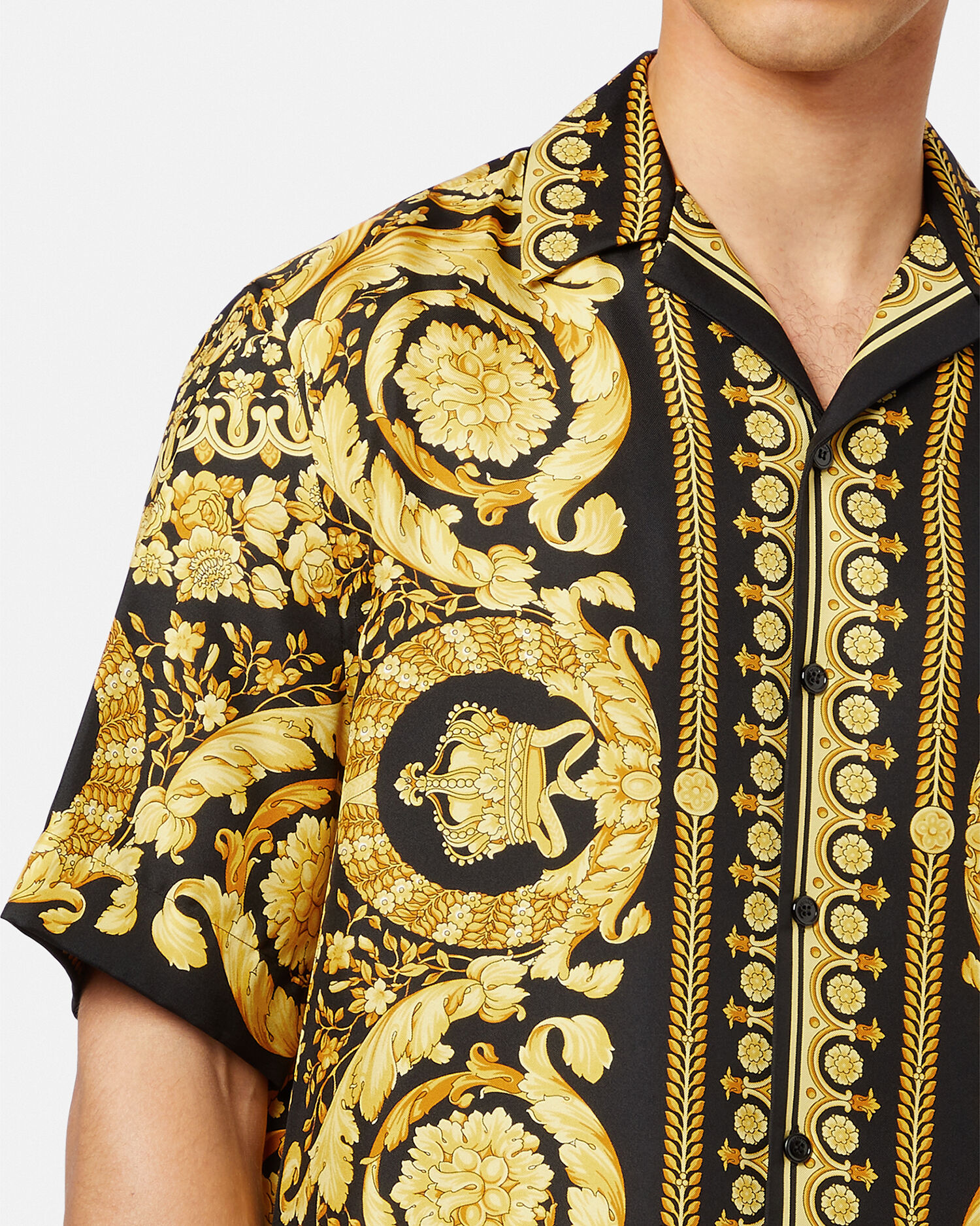 Camicia versace uomo barocco on sale