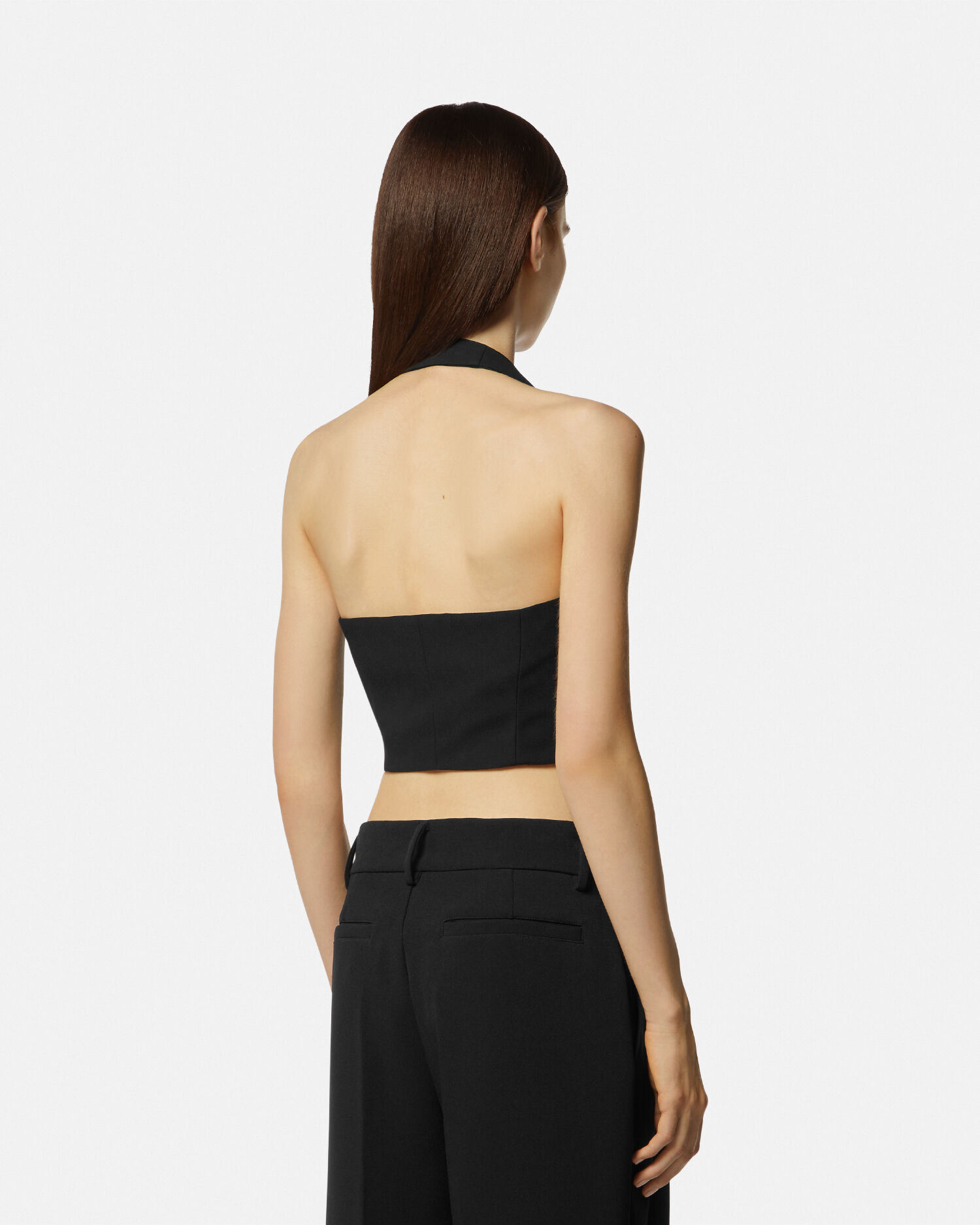Versace 2025 strapless top