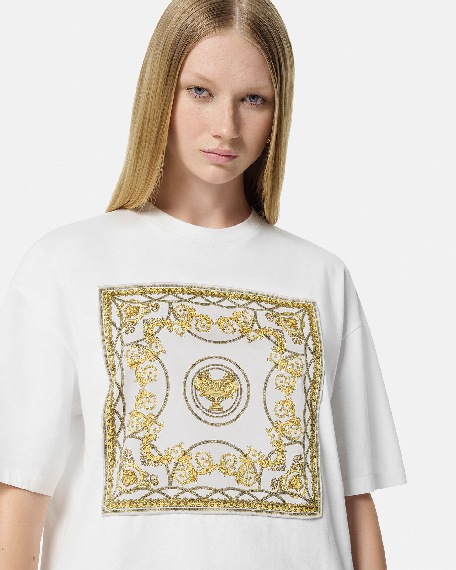 All white versace shirt 2025
