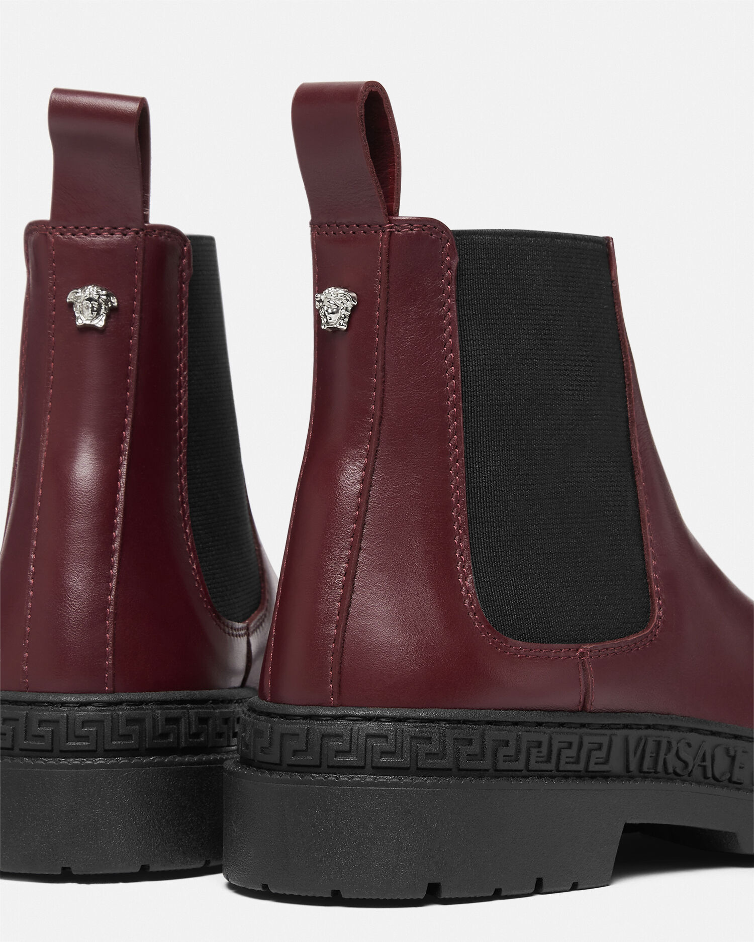 Burgundy versace shoes on sale