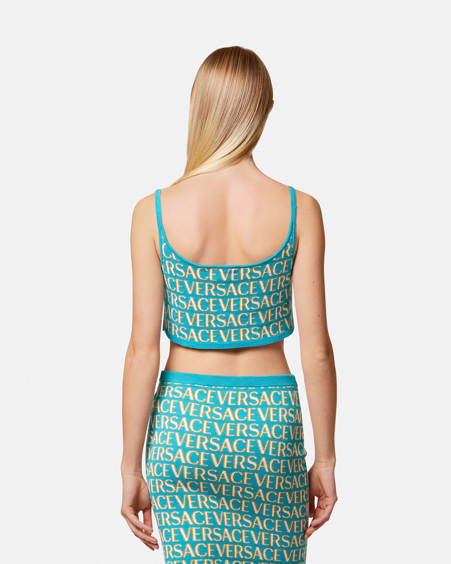 Versace cropped top clearance