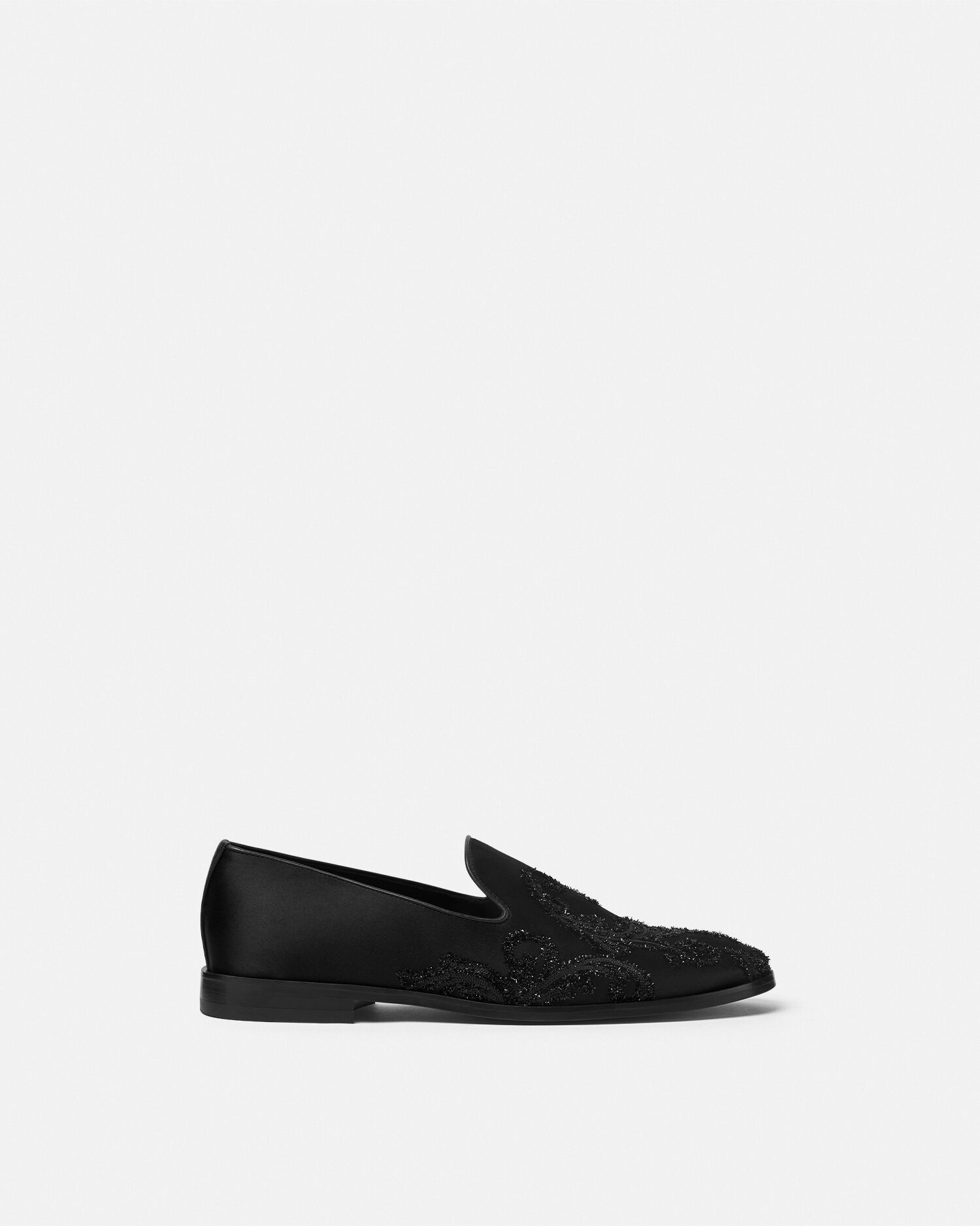 Embroidered Barocco Medusa Slippers VERSACE RU