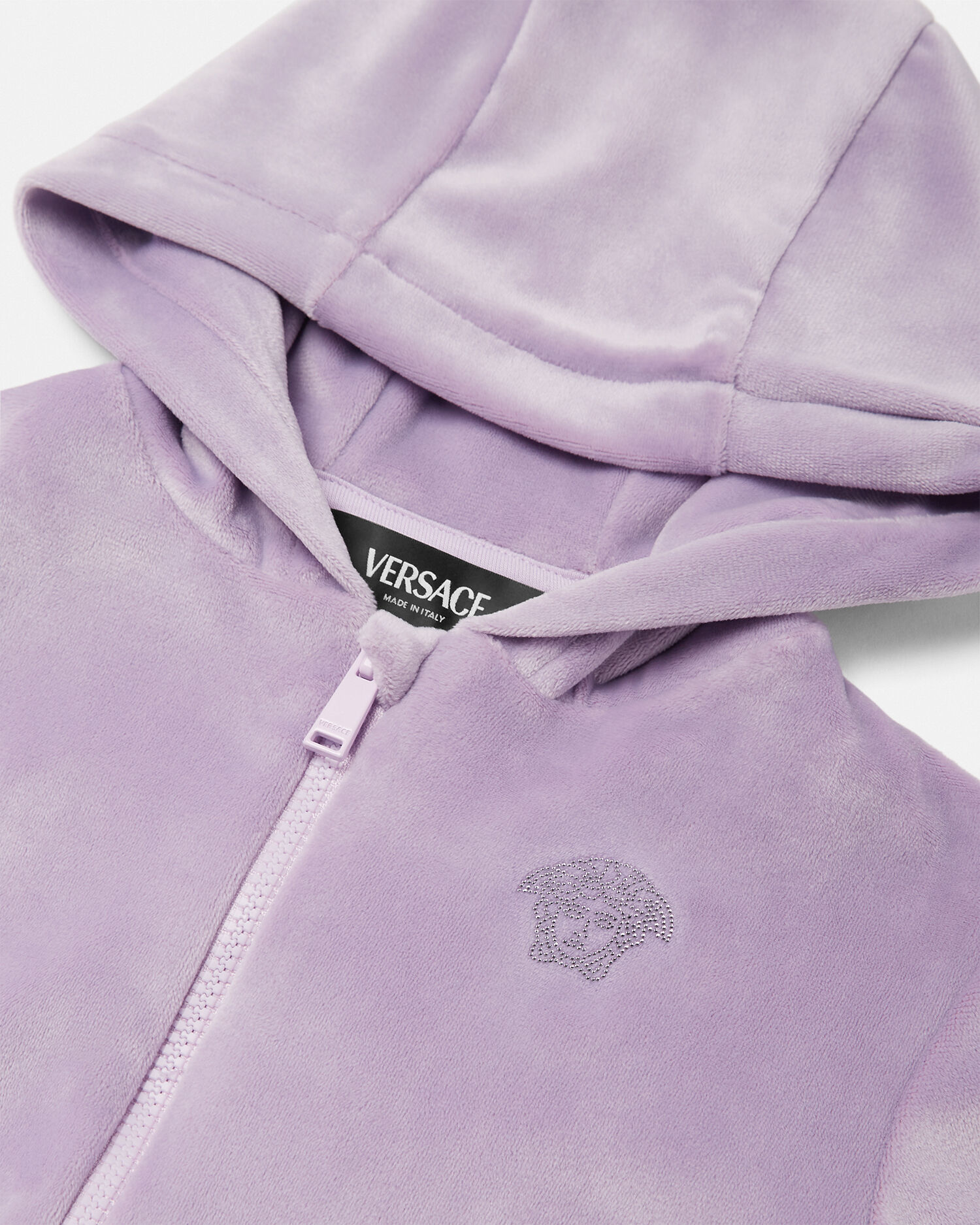 Versace velour hoodie 2025