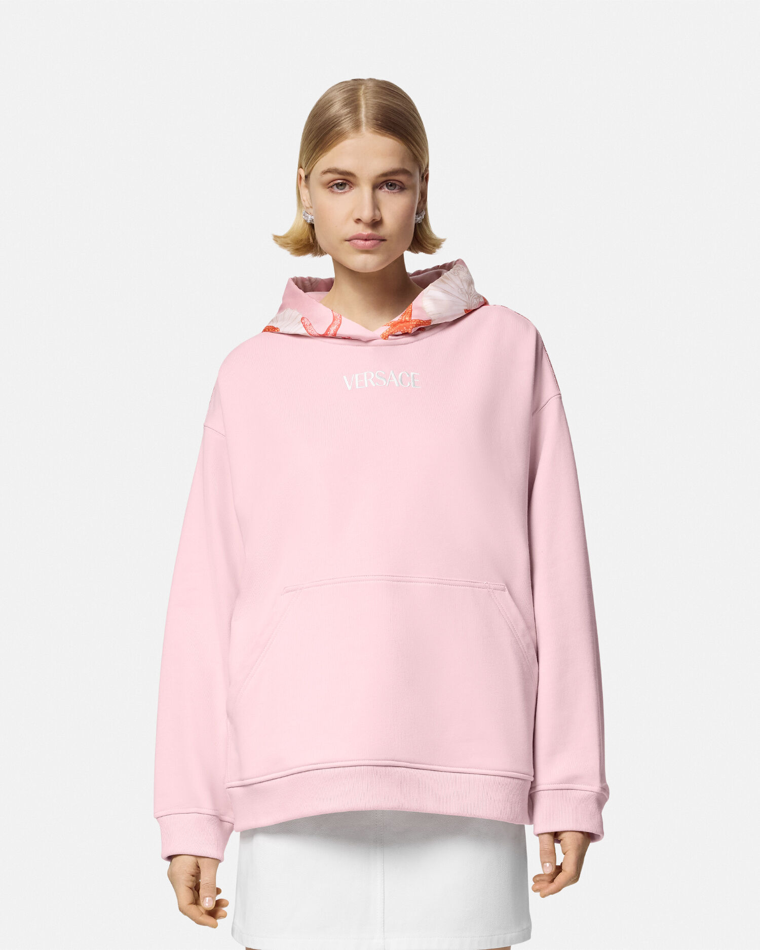 Versace pink hoodie 2025