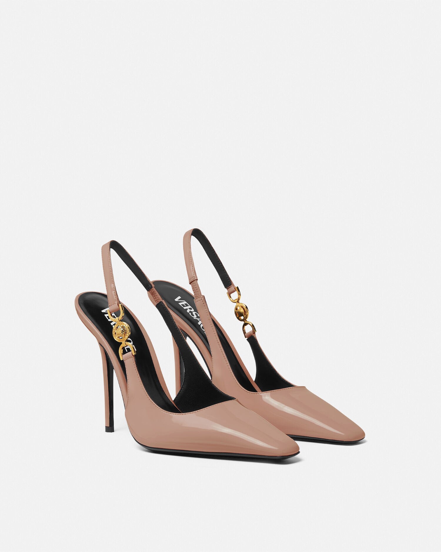 Versace hotsell clear shoes
