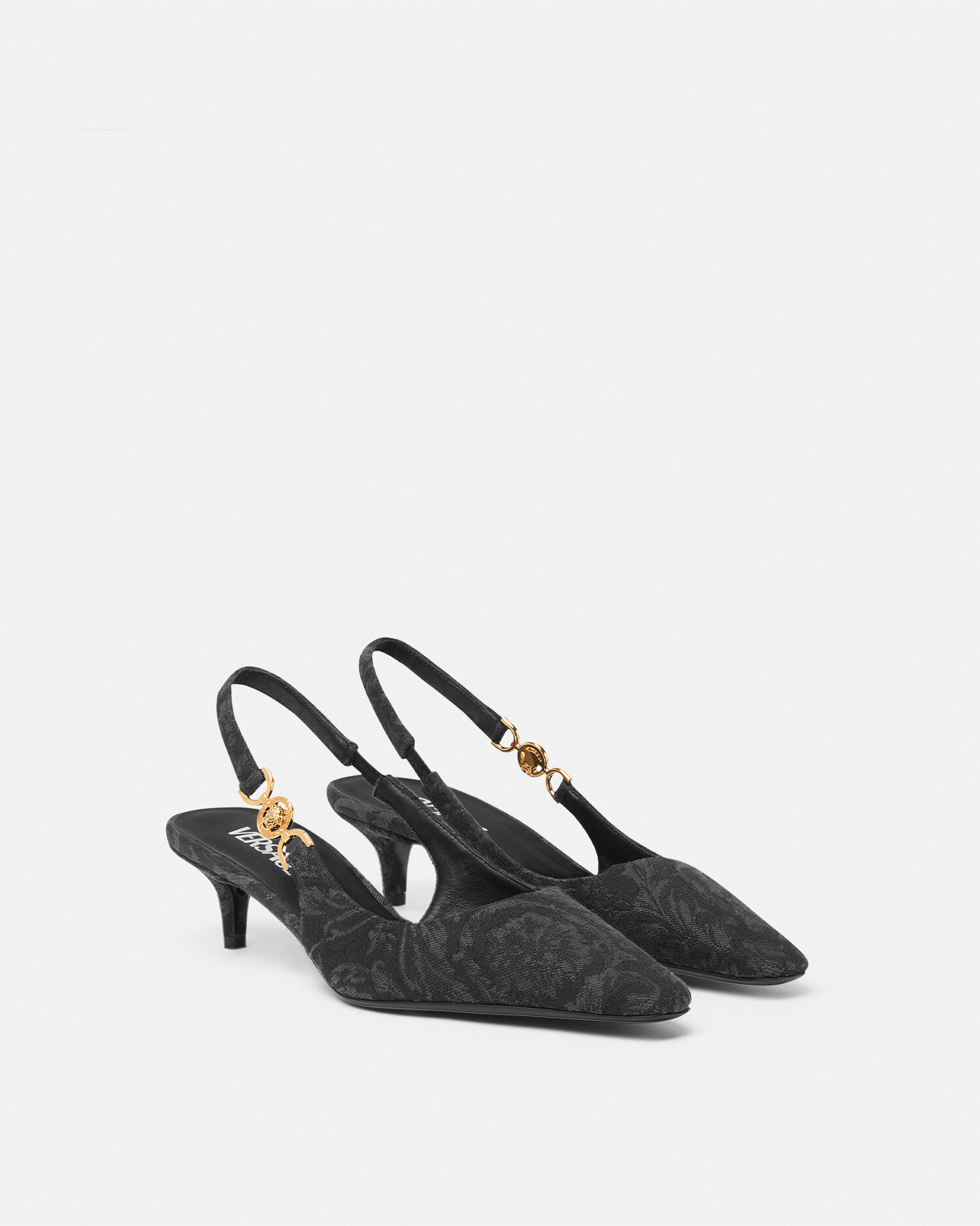 Versace clear shoes top