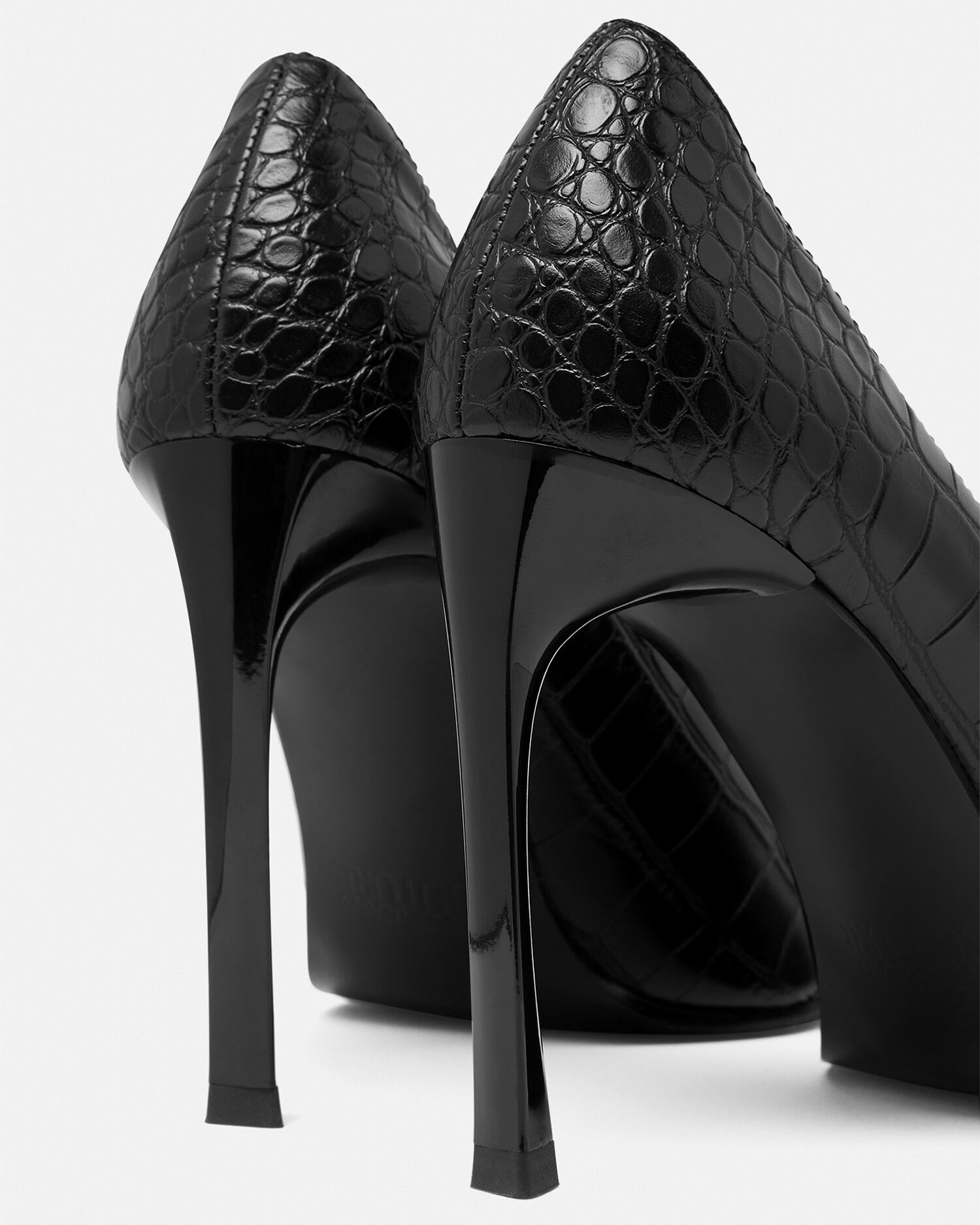 Escarpin 2025 noir croco