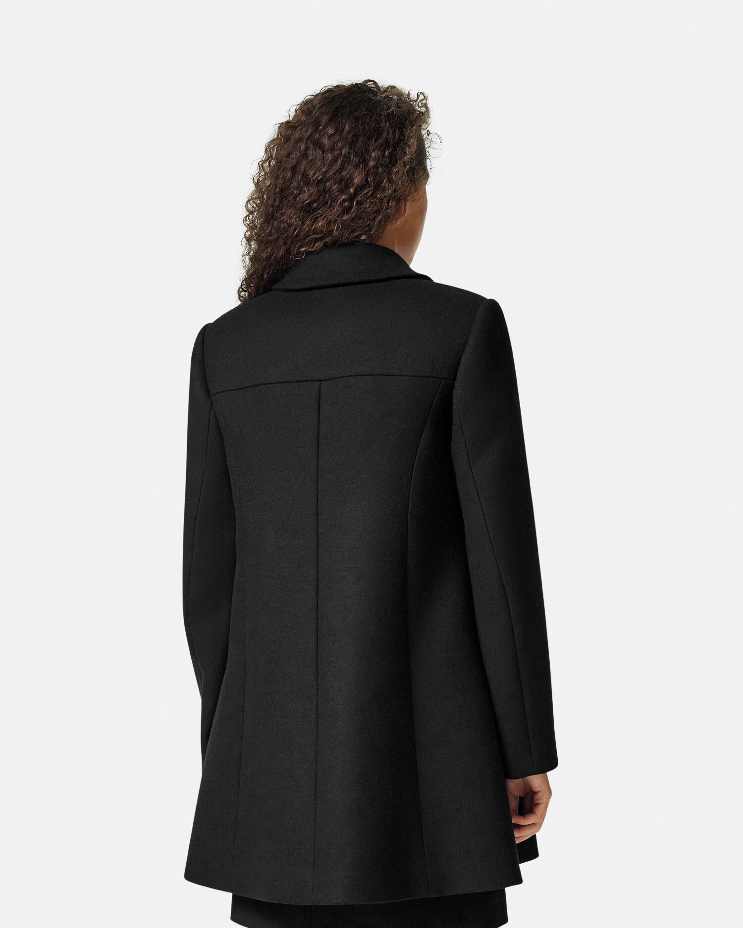 A line wool coat on sale