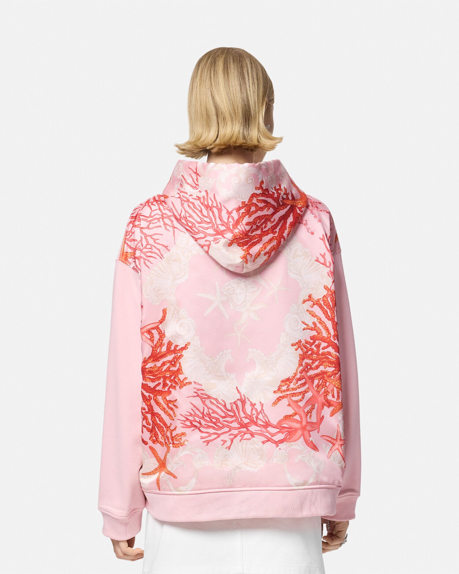 Versace pink hoodie 2025