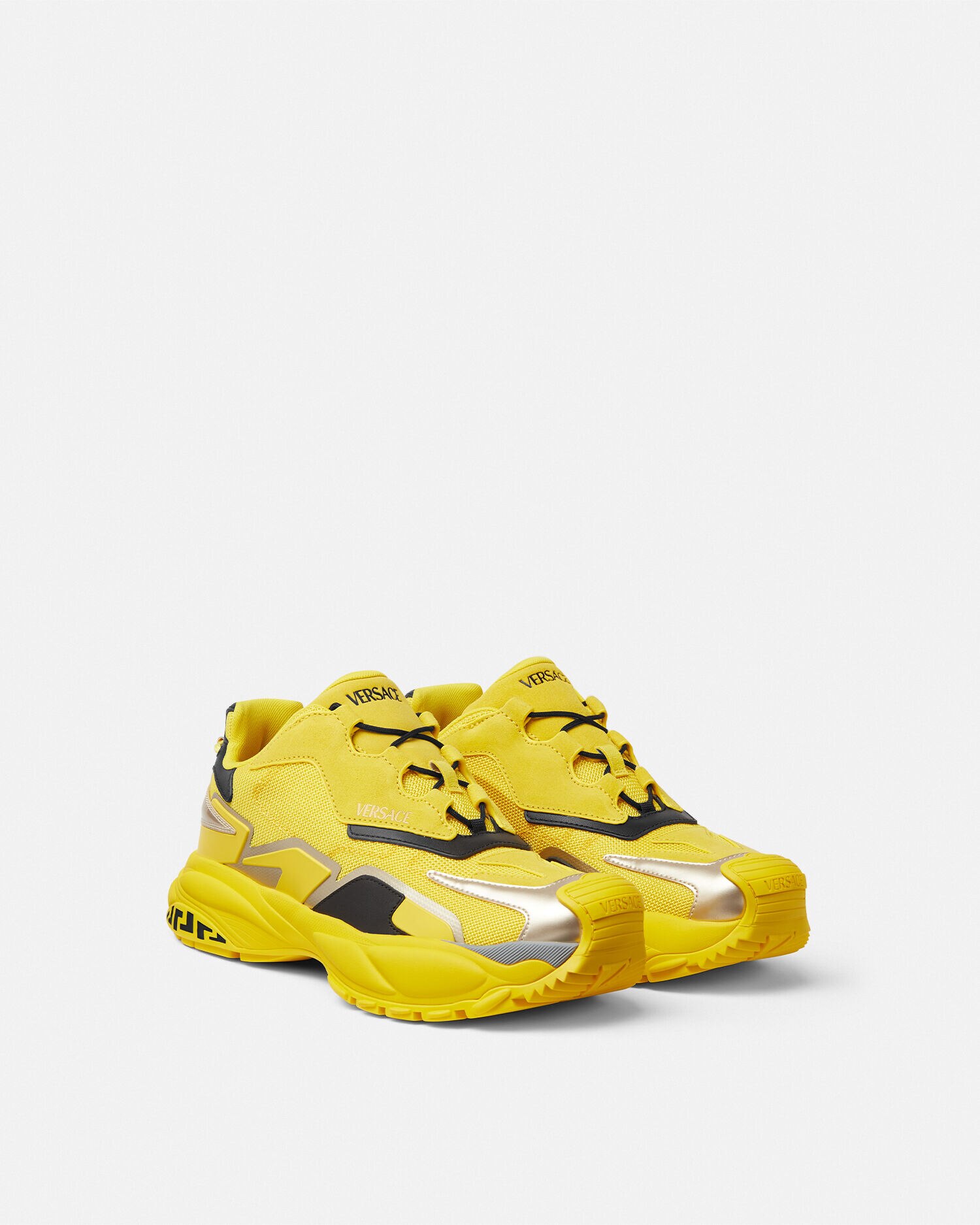 Yellow versace sneakers on sale