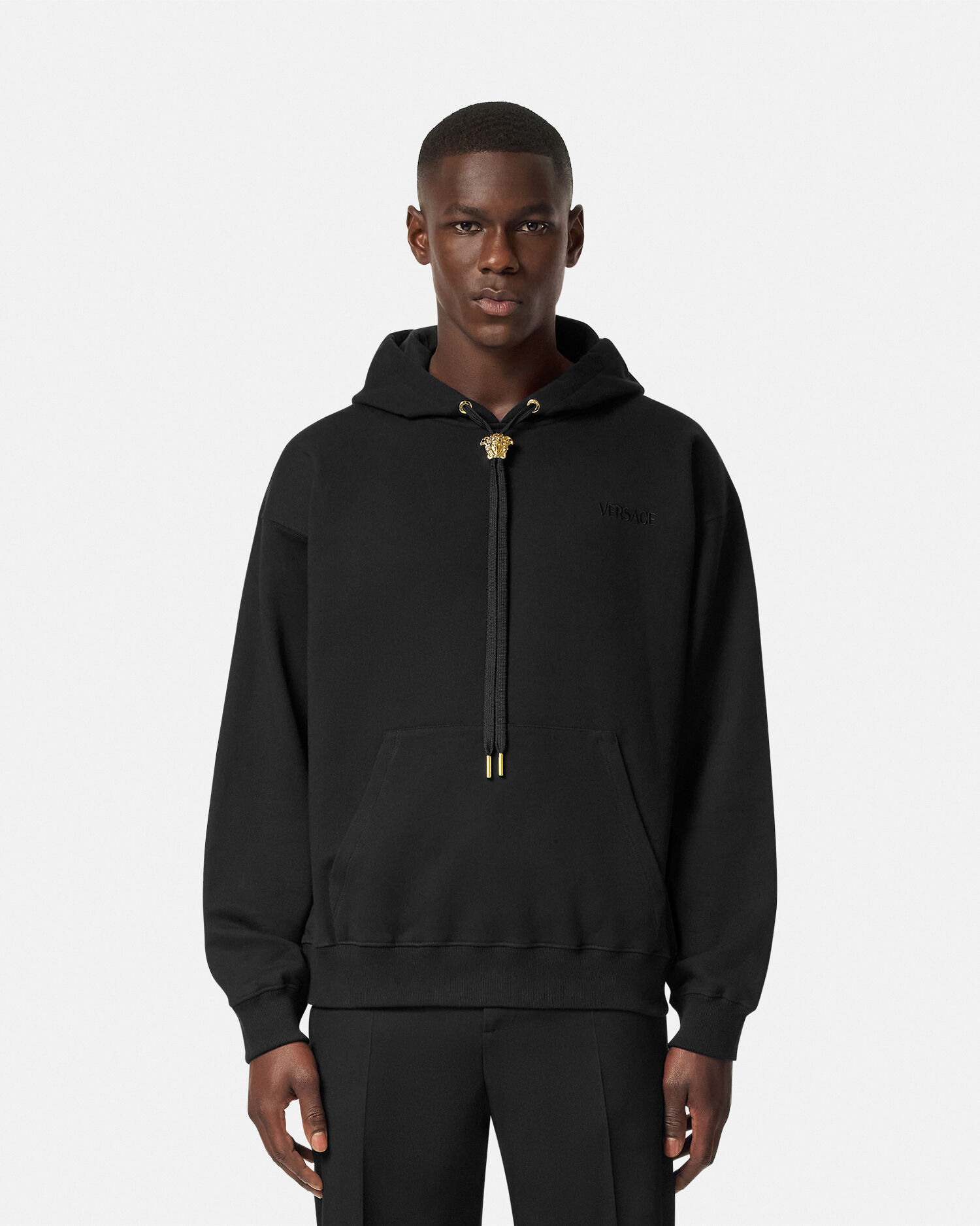Versace hoodie black outlet