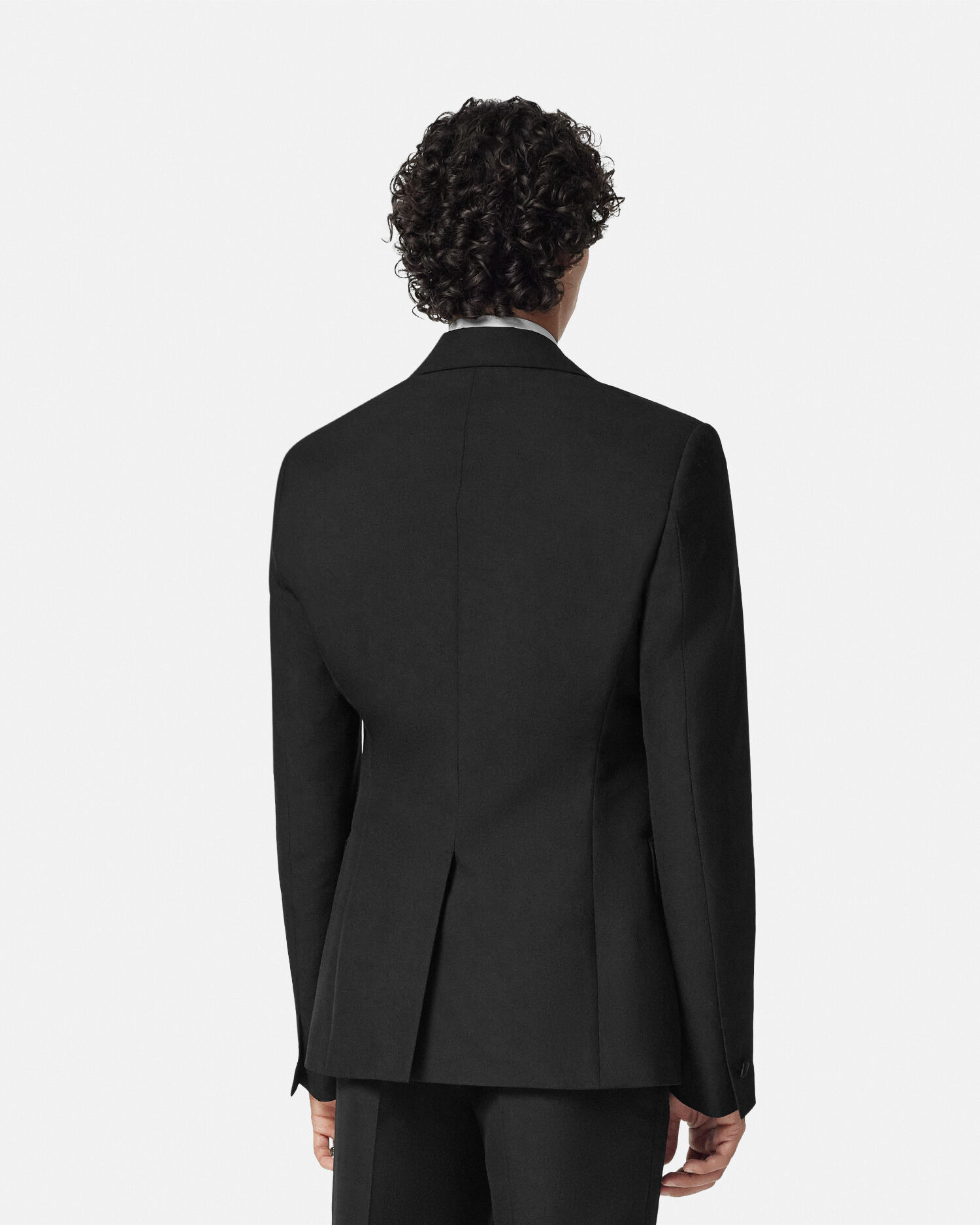 Crystal Mohair Blend Single Breasted Blazer VERSACE RU