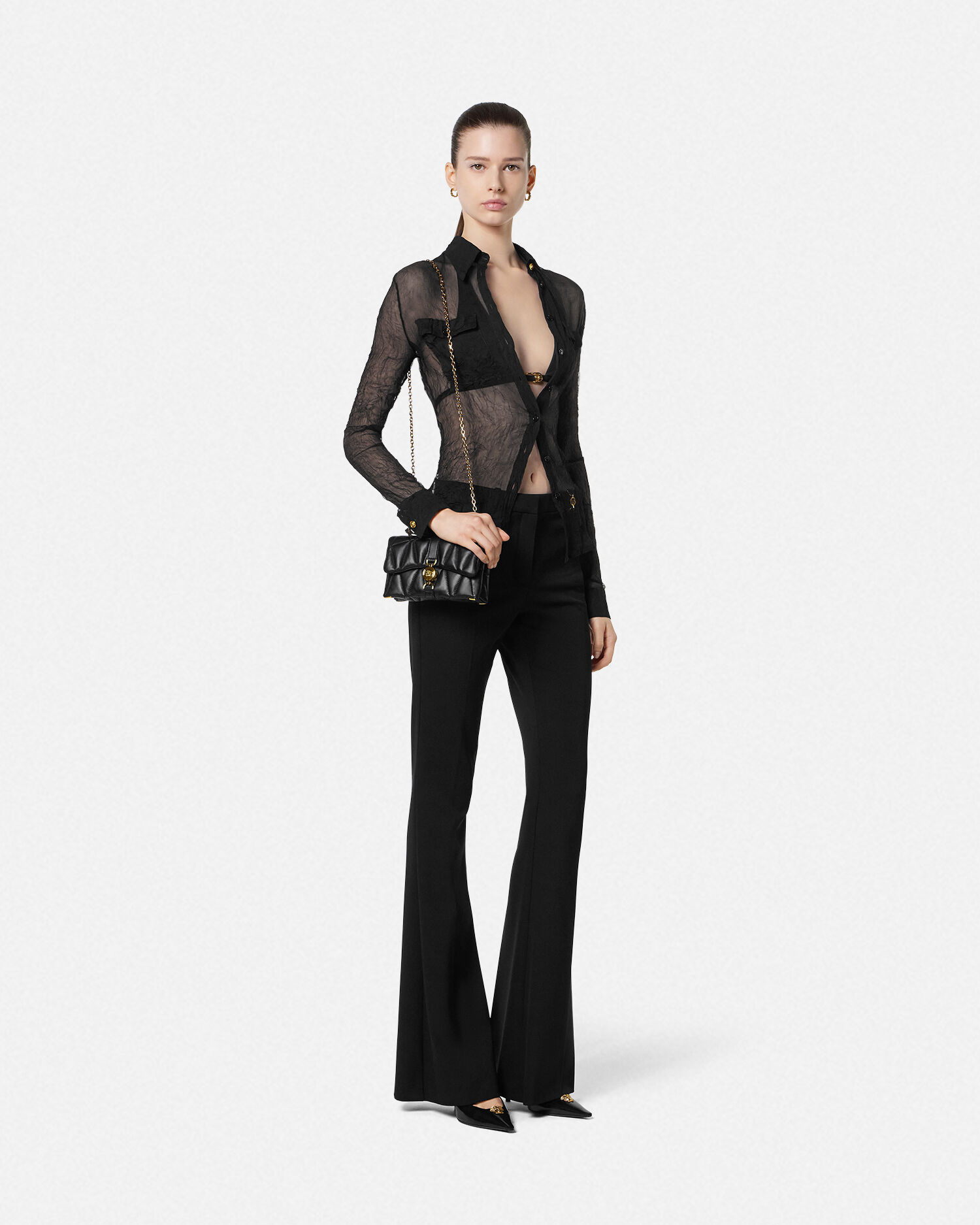 Silk Crêpe Shirt | VERSACE