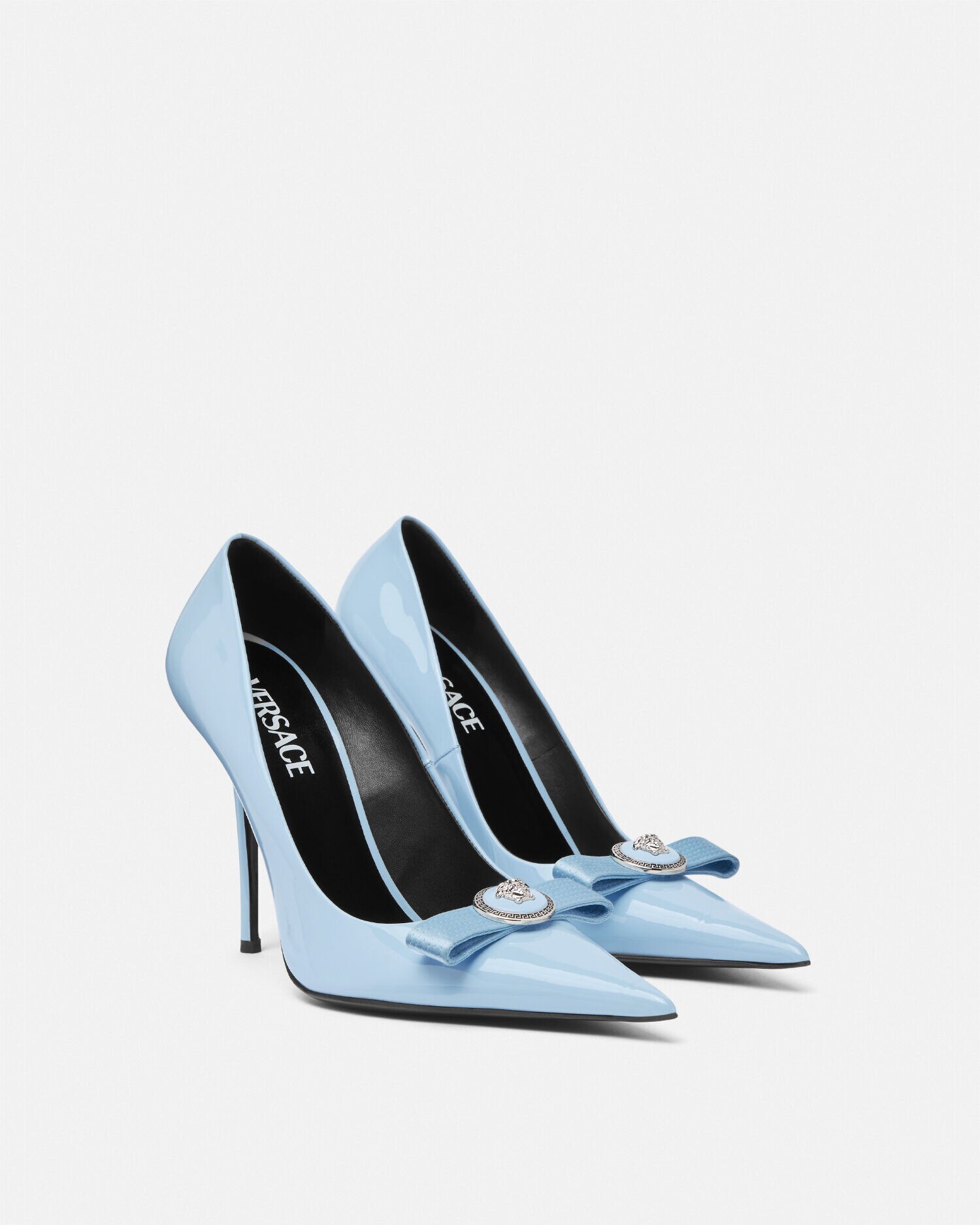 Versace hotsell clear shoes