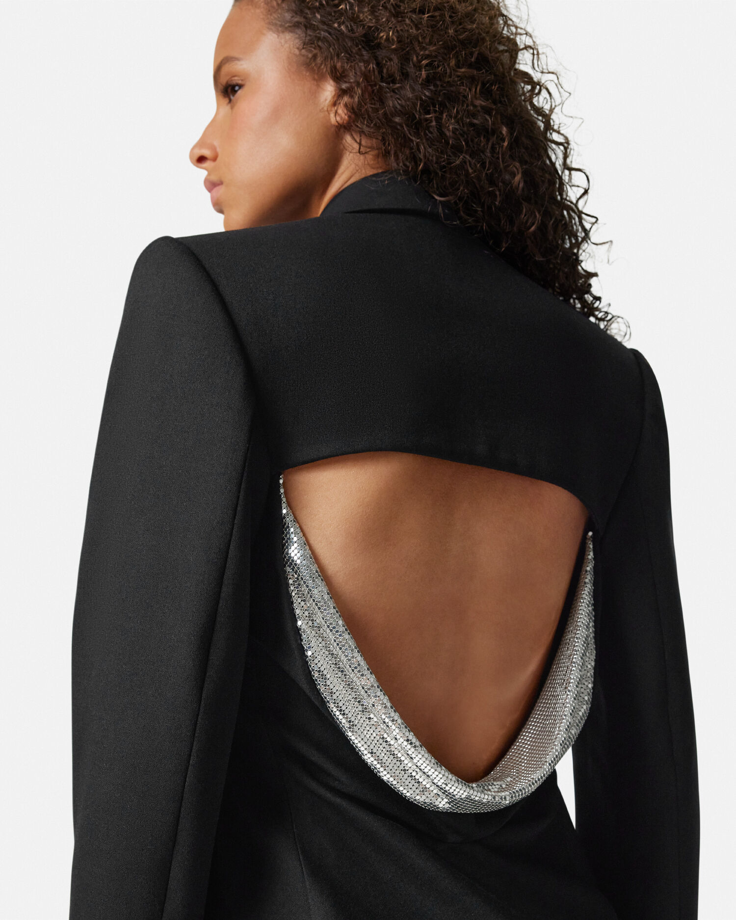 Mesh blazer dress store