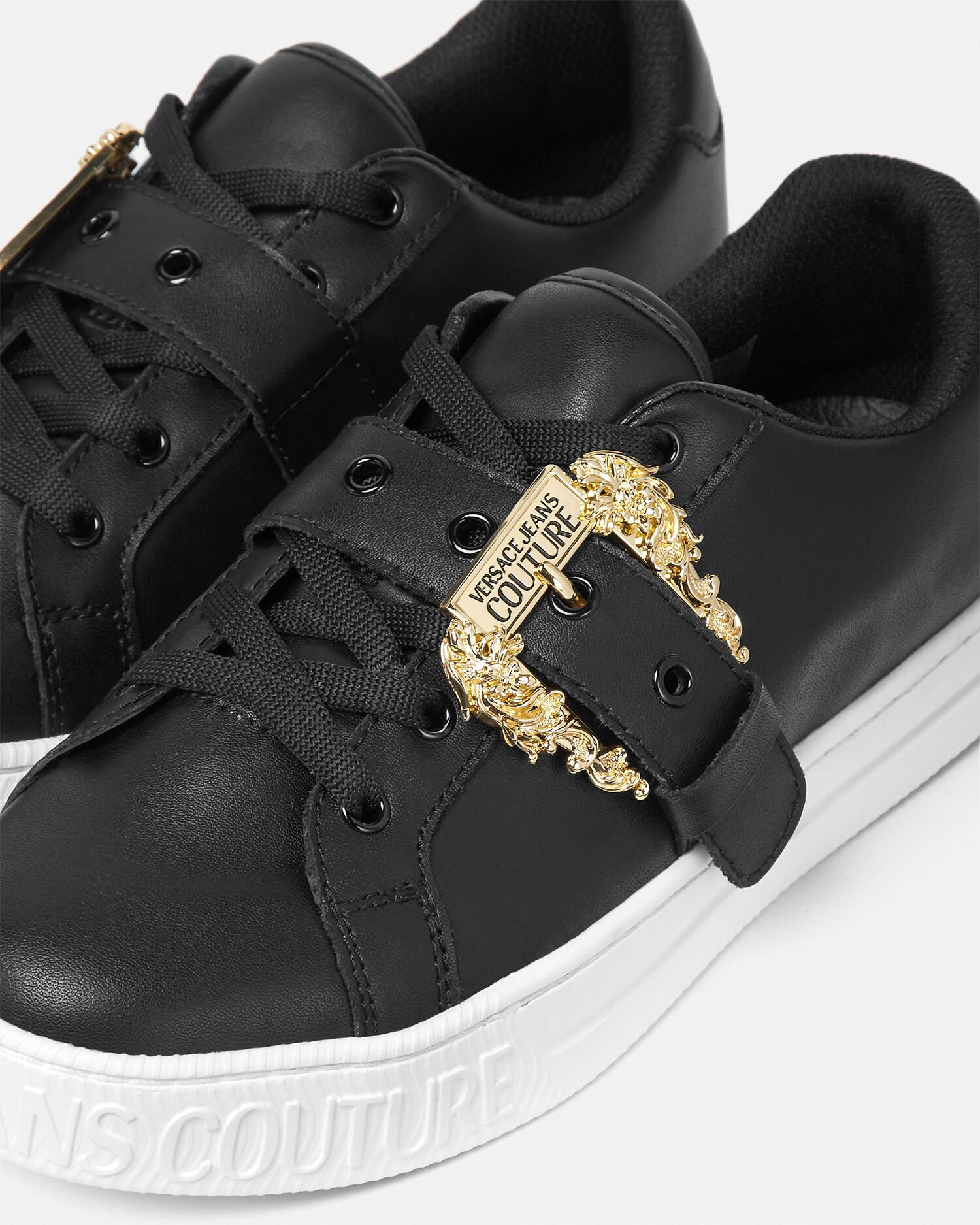 Court 88 Couture1 Sneakers Black,Print | VERSACE